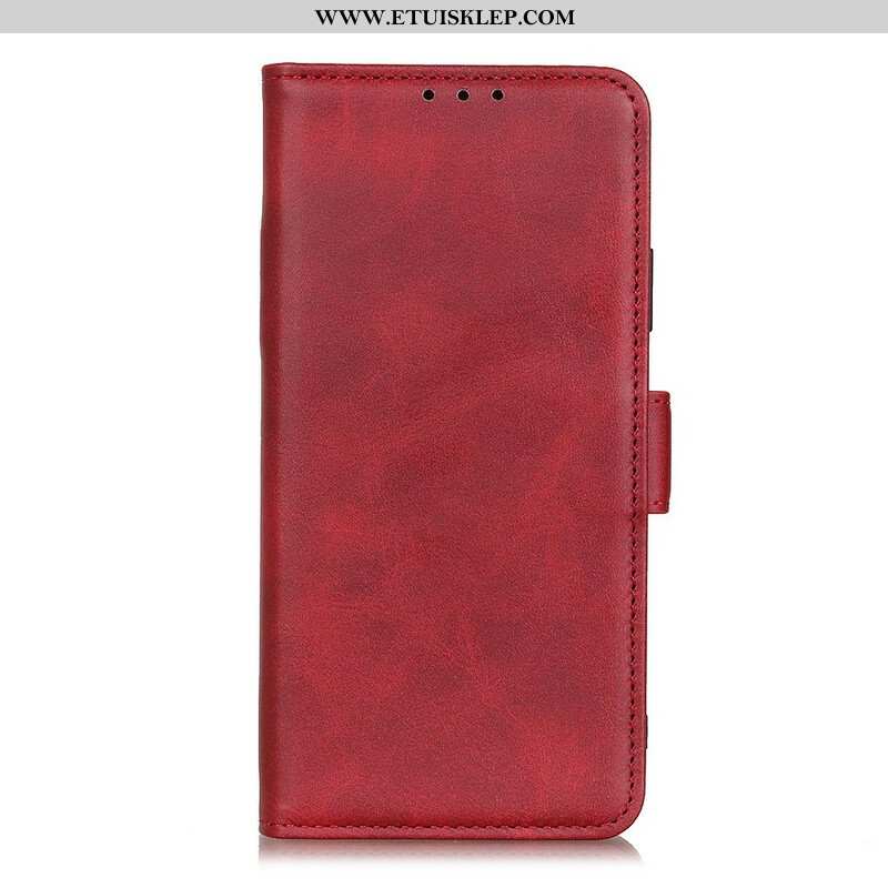 Etui Folio do Oppo A16 / A16s Skórzany Futerał Podwójna Klapa